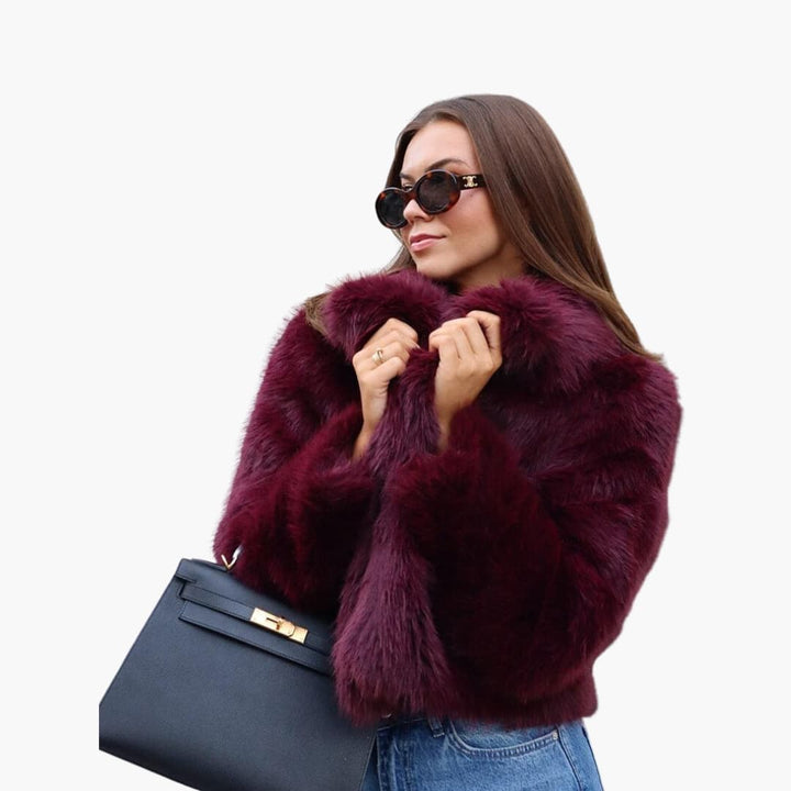 SARA | Luxurious Faux Fur Jacket - Women's Winter Elegance