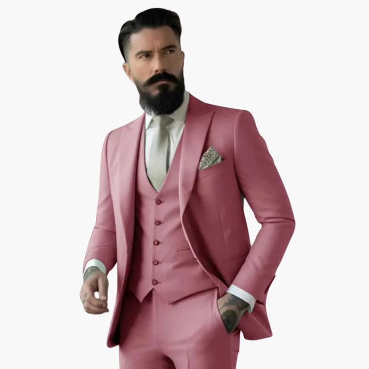 JASON | Classic Single-Breasted Suit for Men - Wedding Guest Attire