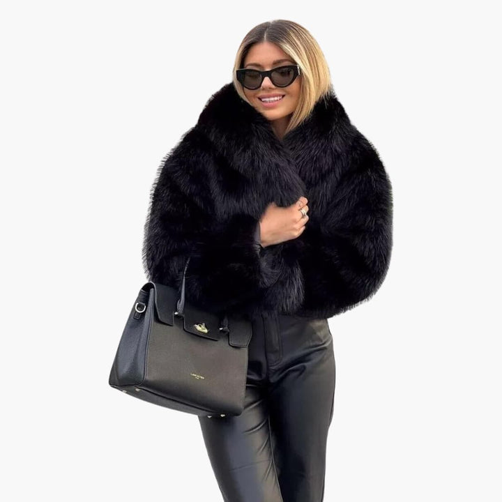 SARA | Luxurious Faux Fur Jacket - Women's Winter Elegance