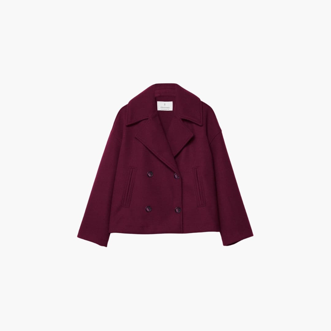 RAISA | Long-Sleeve Cropped Double-Breasted Jacket for Women