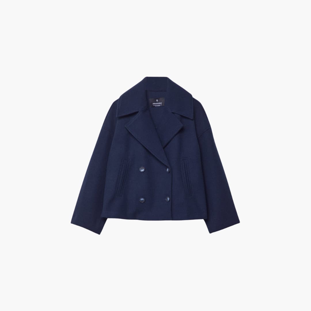 RAISA | Long-Sleeve Cropped Double-Breasted Jacket for Women