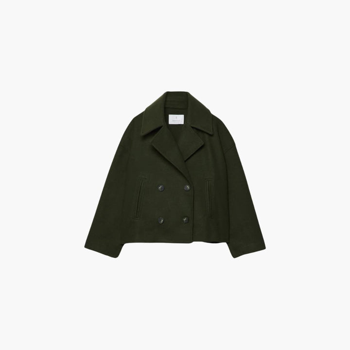 RAISA | Long-Sleeve Cropped Double-Breasted Jacket for Women
