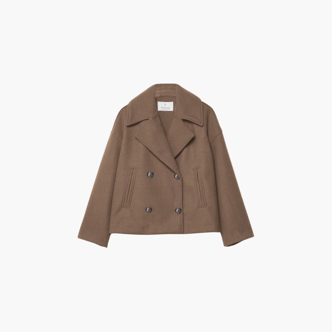 RAISA | Long-Sleeve Cropped Double-Breasted Jacket for Women