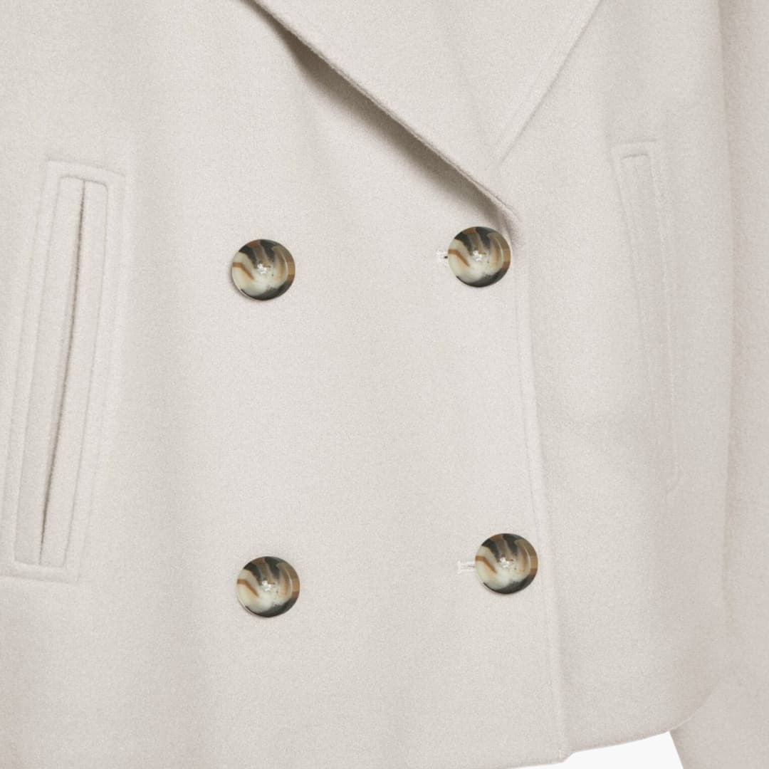 RAISA | Long-Sleeve Cropped Double-Breasted Jacket for Women