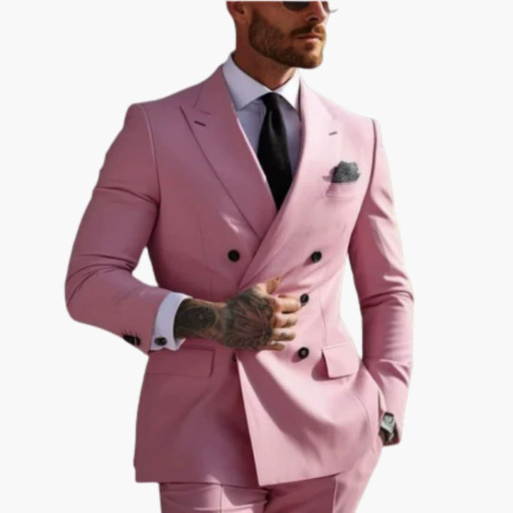 JEFFREY | Double-Breasted Slim Fit Suit for Men - Wedding Guest Formalwear