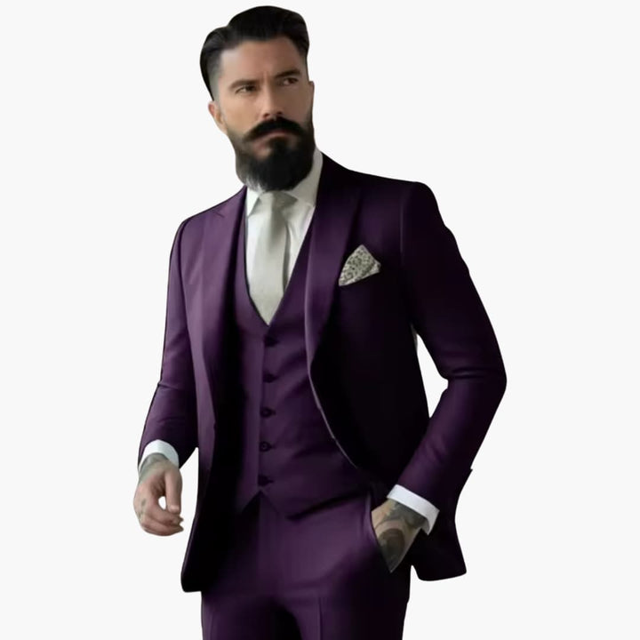 JASON | Classic Single-Breasted Suit for Men - Wedding Guest Attire