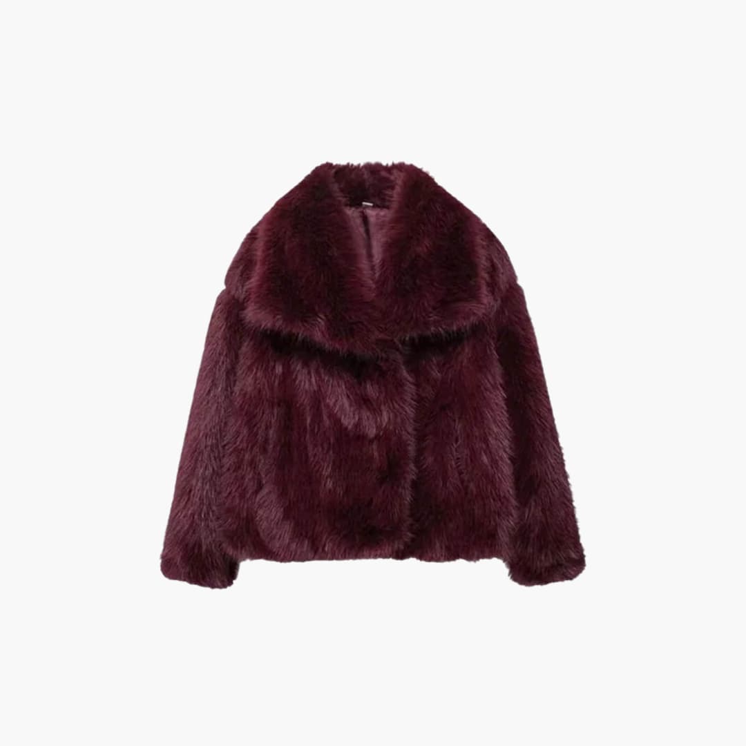 SARA | Luxurious Faux Fur Jacket - Women's Winter Elegance