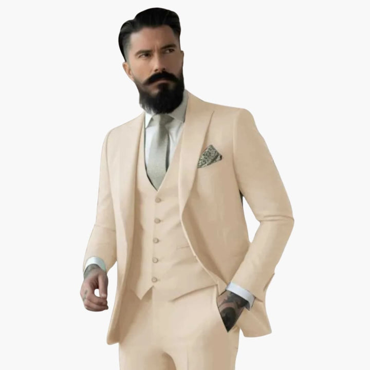 JASON | Classic Single-Breasted Suit for Men - Wedding Guest Attire