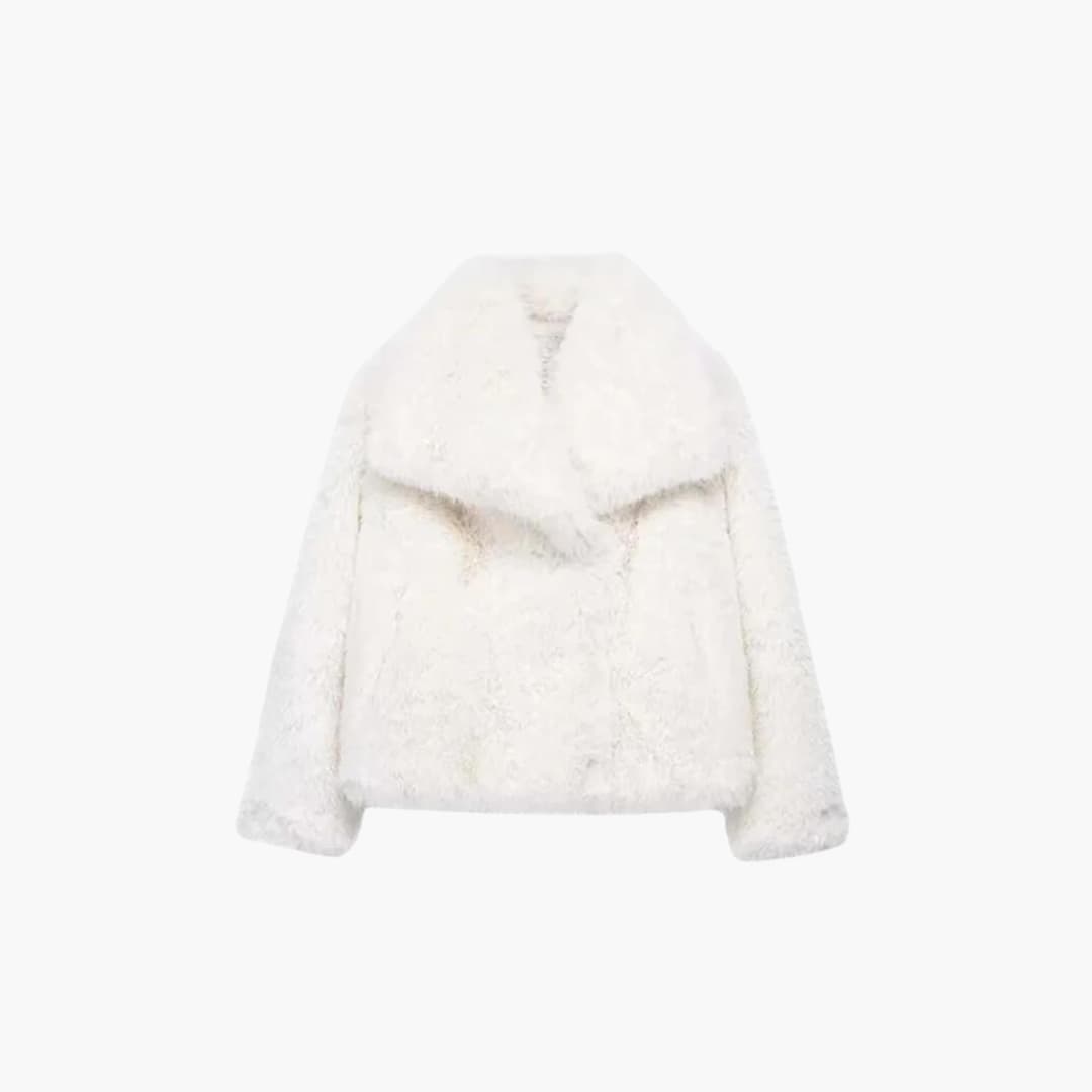 SARA | Luxurious Faux Fur Jacket - Women's Winter Elegance