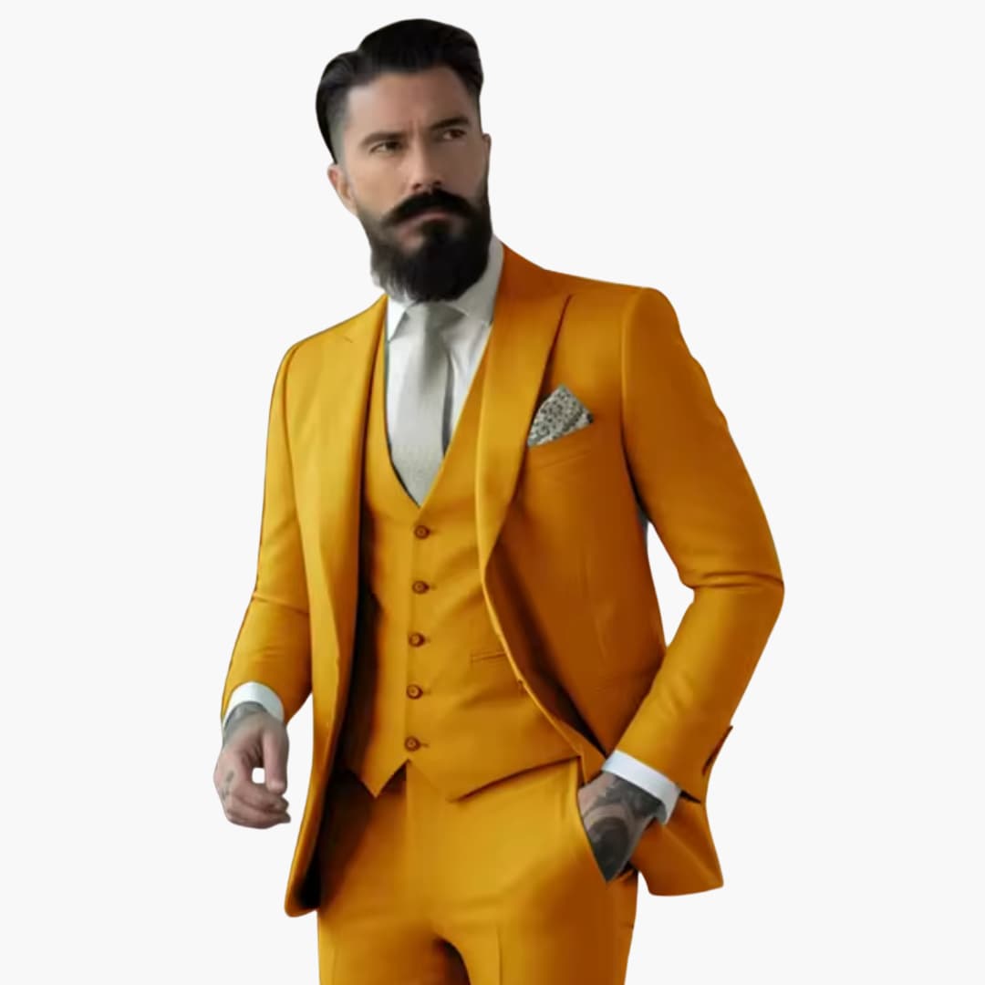 JASON | Classic Single-Breasted Suit for Men - Wedding Guest Attire