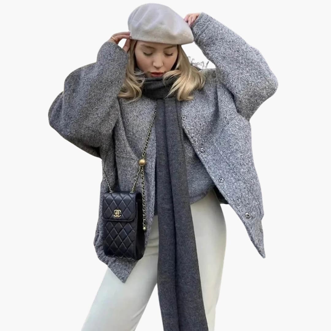 DESTINY | Oversized Bomber Jacket – Casual Winter Coat for Women