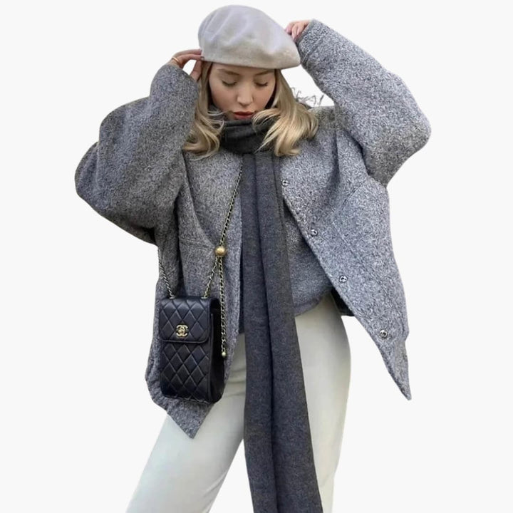 DESTINY | Oversized Bomber Jacket – Casual Winter Coat for Women