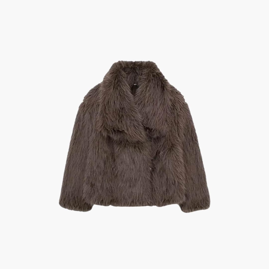 SARA | Luxurious Faux Fur Jacket - Women's Winter Elegance