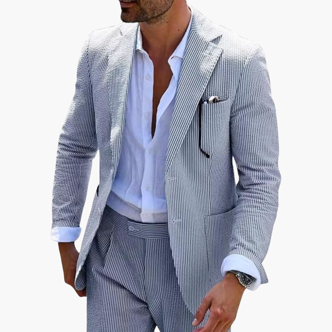 QUINTEN | Men's Tailored Summer Suit - Stylish Wedding Guest Attire
