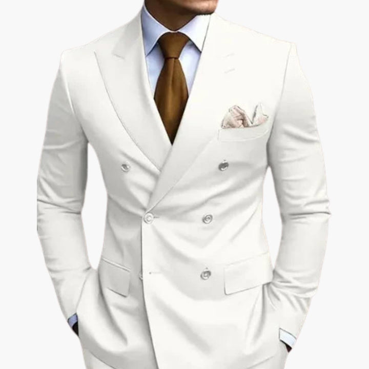 JEFFREY | Double-Breasted Slim Fit Suit for Men - Wedding Guest Formalwear