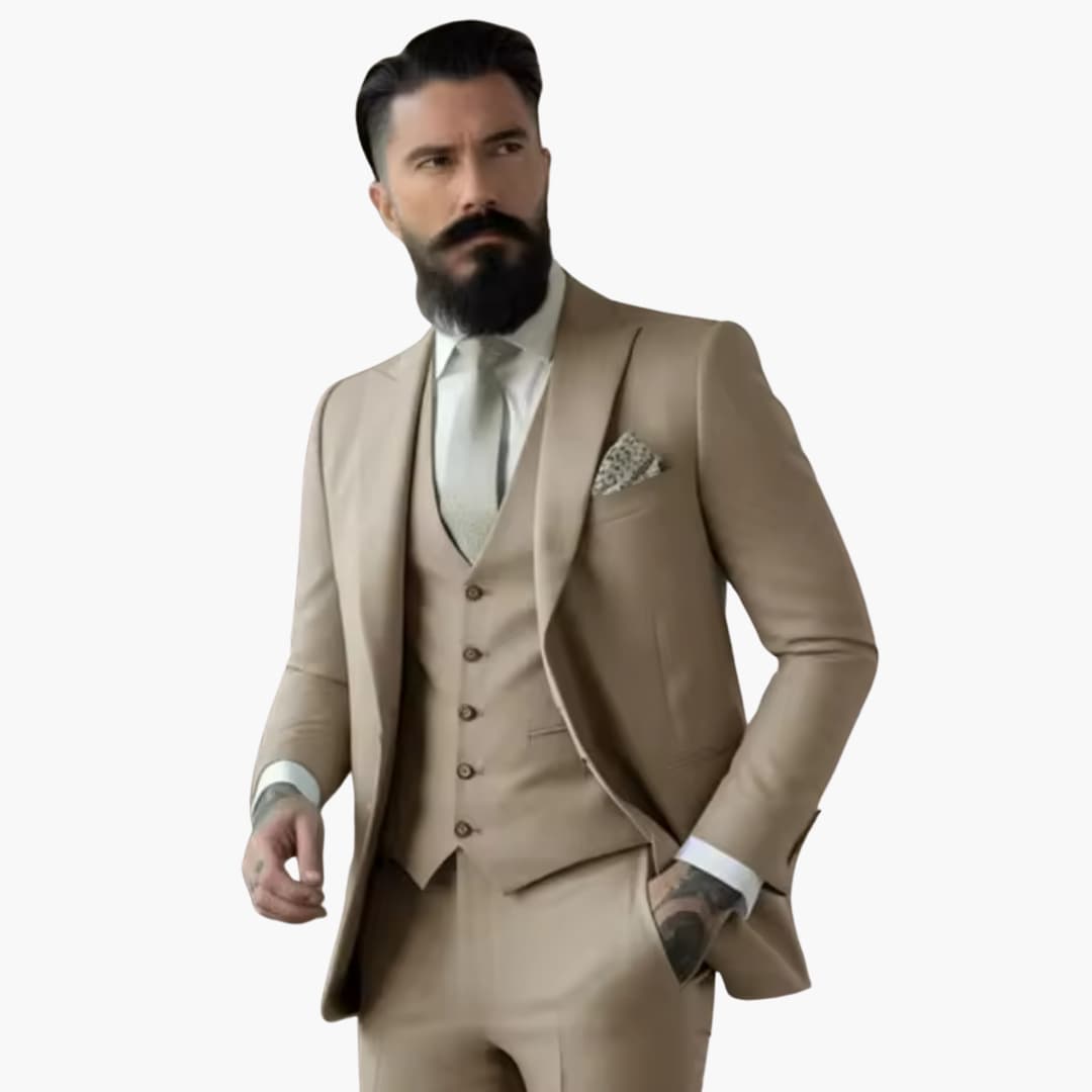 JASON | Classic Single-Breasted Suit for Men - Wedding Guest Attire