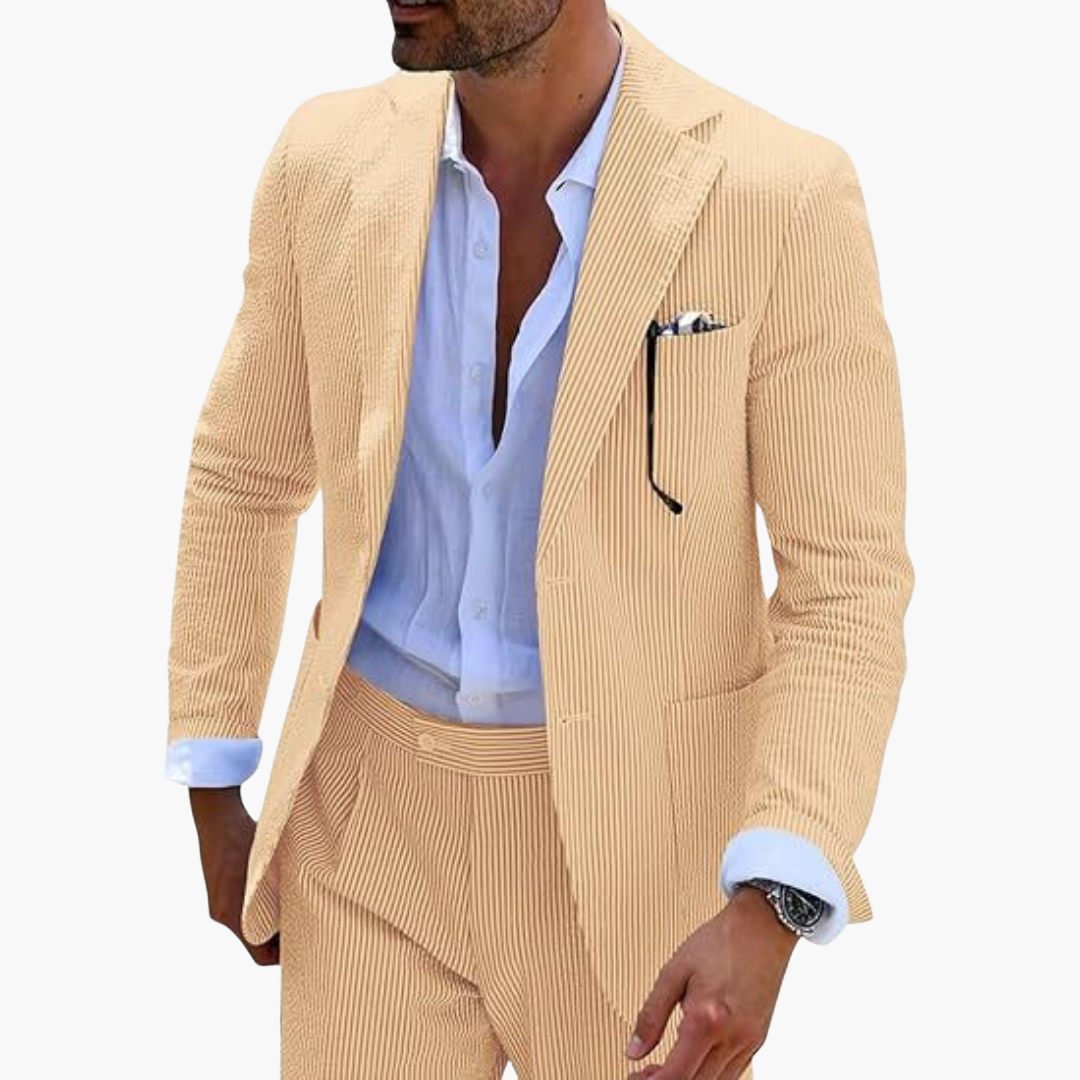 QUINTEN | Men's Tailored Summer Suit - Stylish Wedding Guest Attire