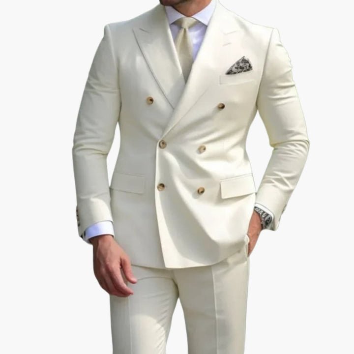 JEFFREY | Double-Breasted Slim Fit Suit for Men - Wedding Guest Formalwear
