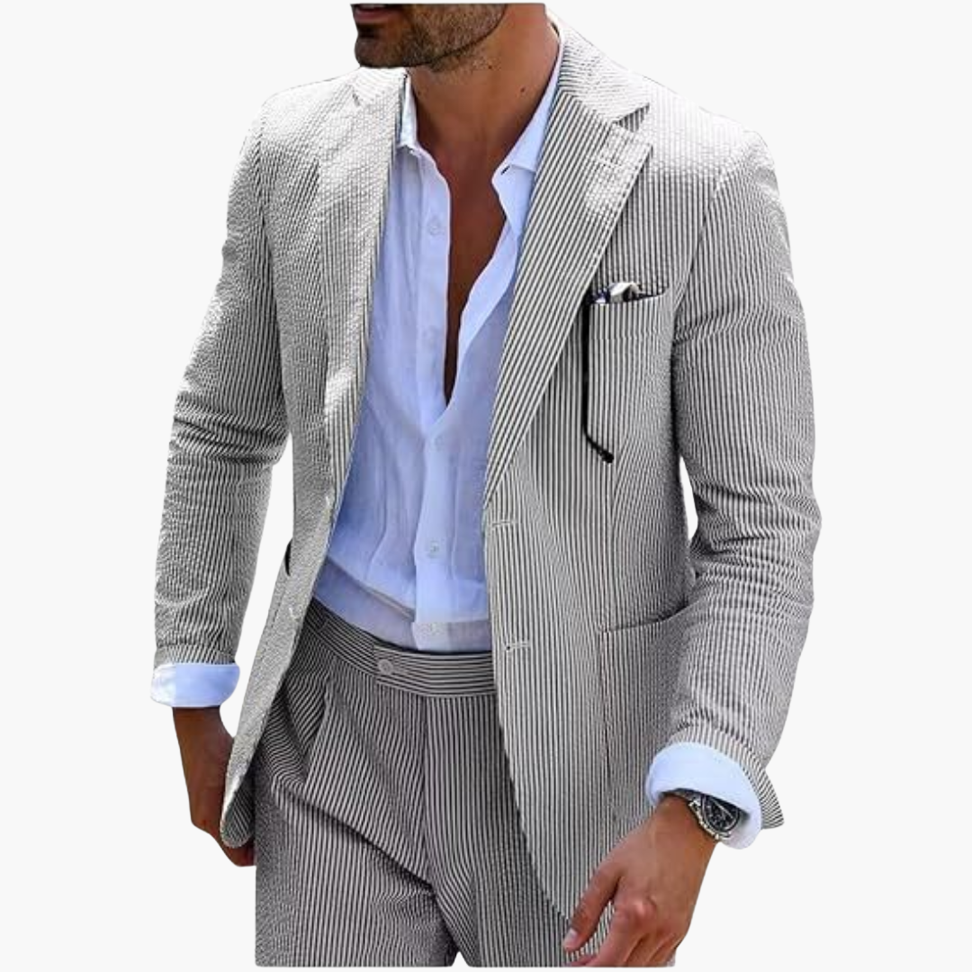 QUINTEN | Men's Tailored Summer Suit - Stylish Wedding Guest Attire