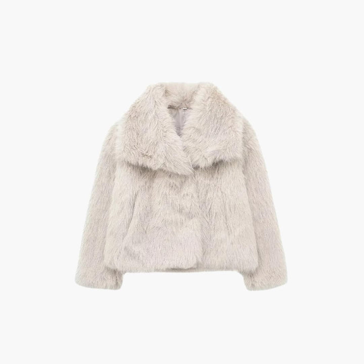 SARA | Luxurious Faux Fur Jacket - Women's Winter Elegance