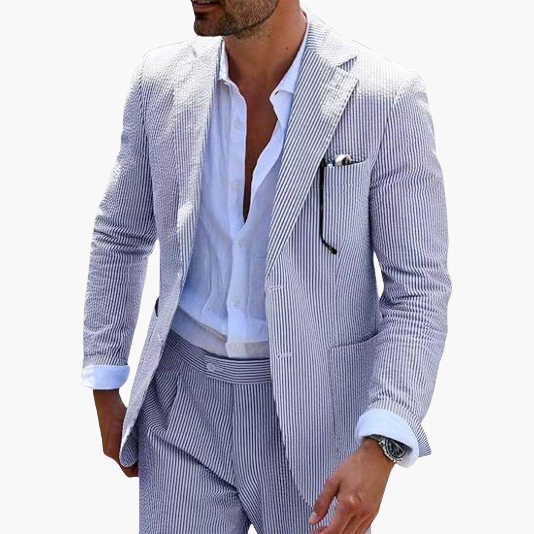 QUINTEN | Men's Tailored Summer Suit - Stylish Wedding Guest Attire