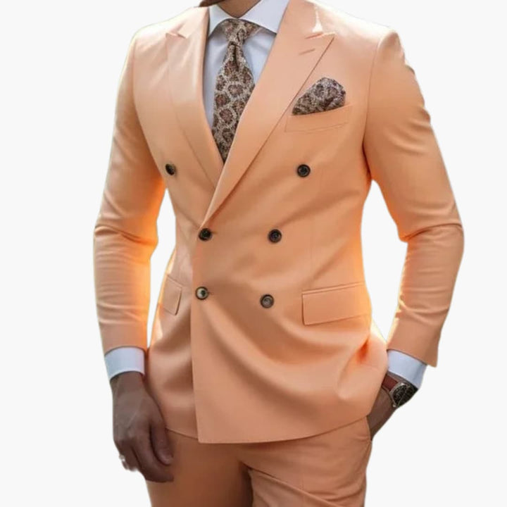 JEFFREY | Double-Breasted Slim Fit Suit for Men - Wedding Guest Formalwear