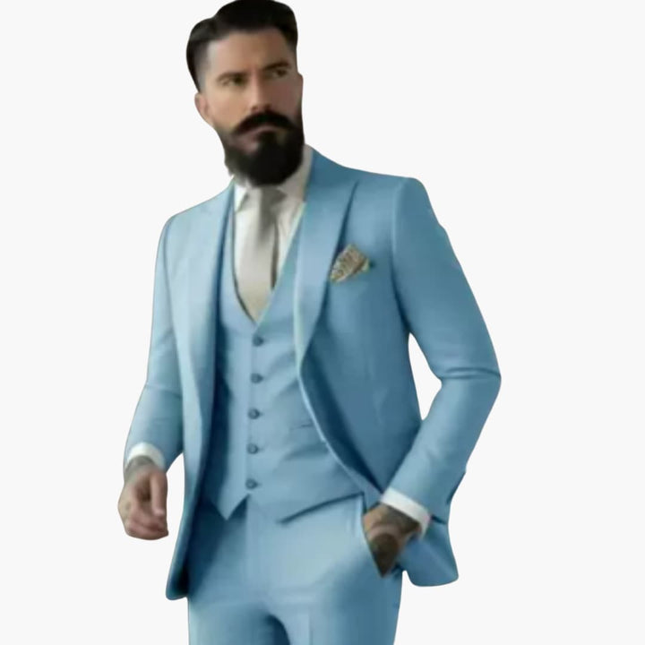 JASON | Classic Single-Breasted Suit for Men - Wedding Guest Attire