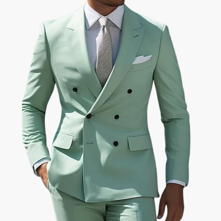 JEFFREY | Double-Breasted Slim Fit Suit for Men - Wedding Guest Formalwear