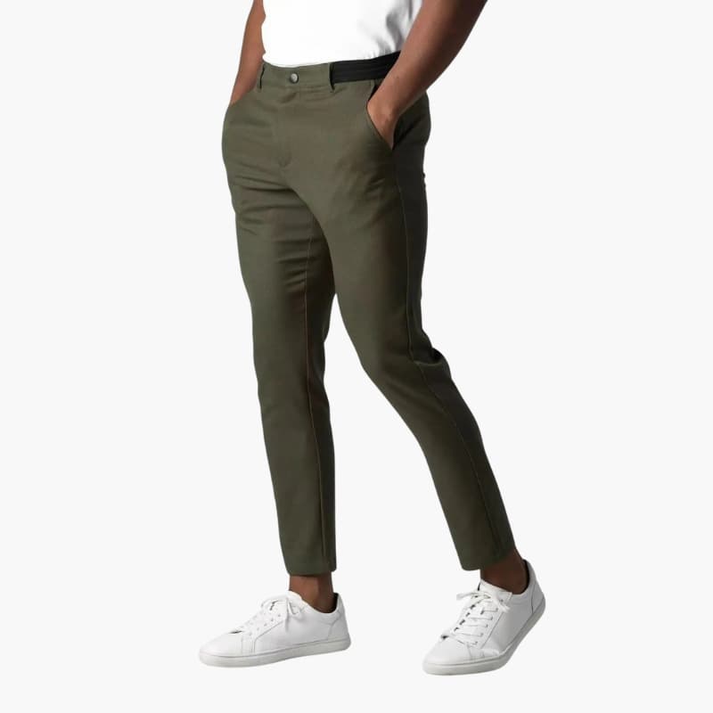Men’s Chino Trousers with Button Closure and Side Pockets