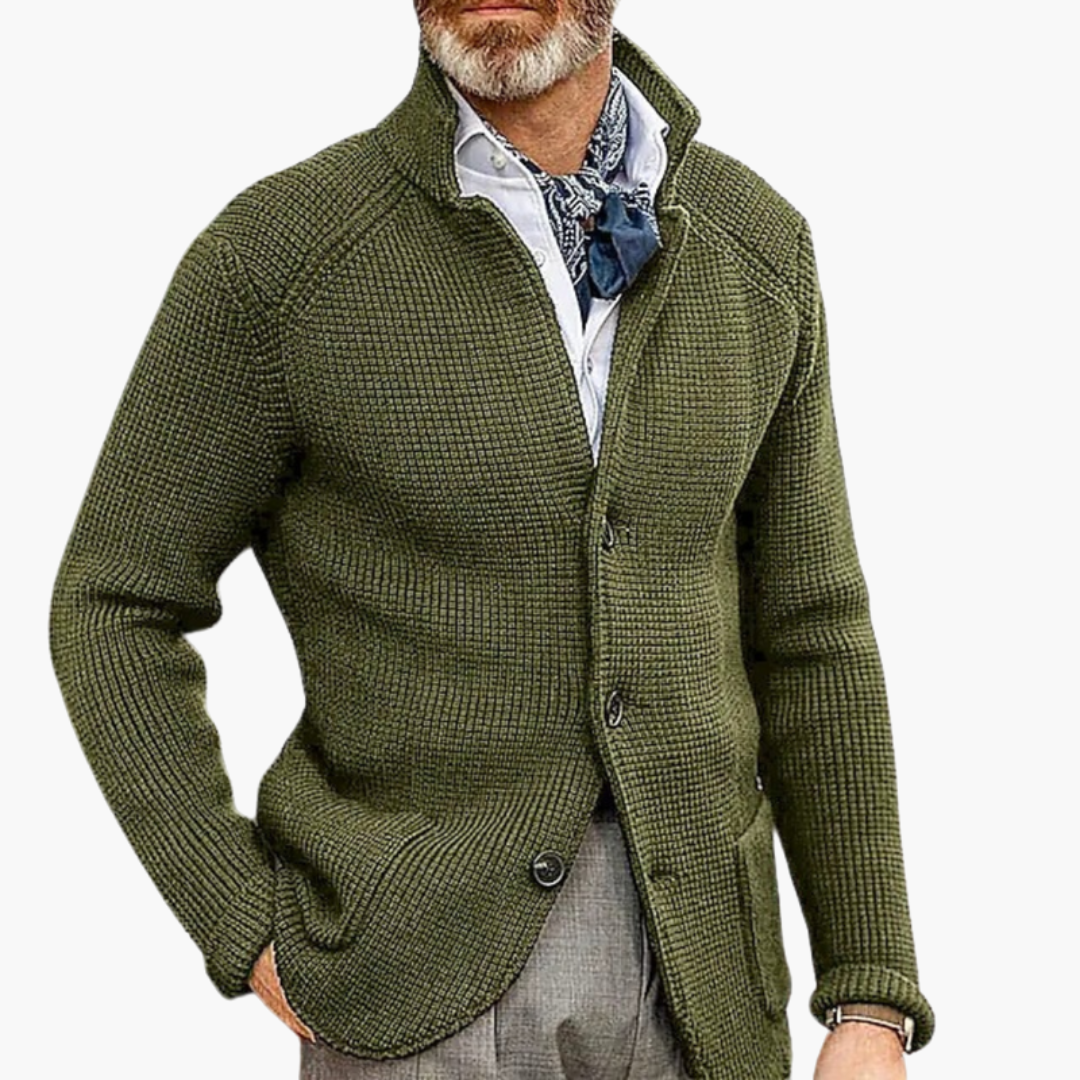 Men’s Knitted Button Cardigan