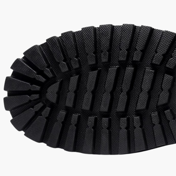 Men’s Lace-Up Combat Boots with Chunky Sole