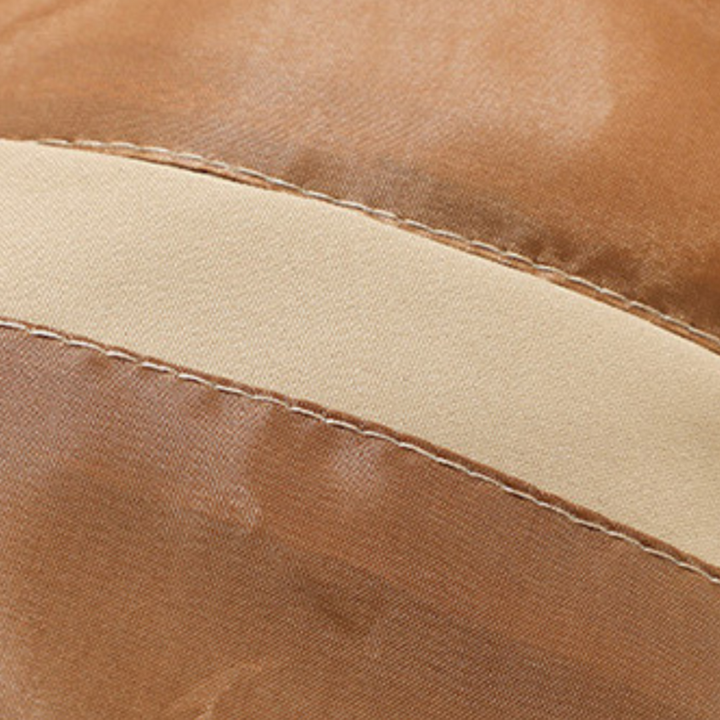 Men’s Puffer Jacket with Hood and Front Zipper