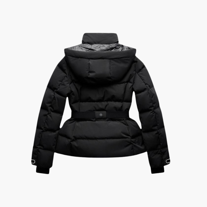 Women’s Belted Puffer Jacket Winter Coat