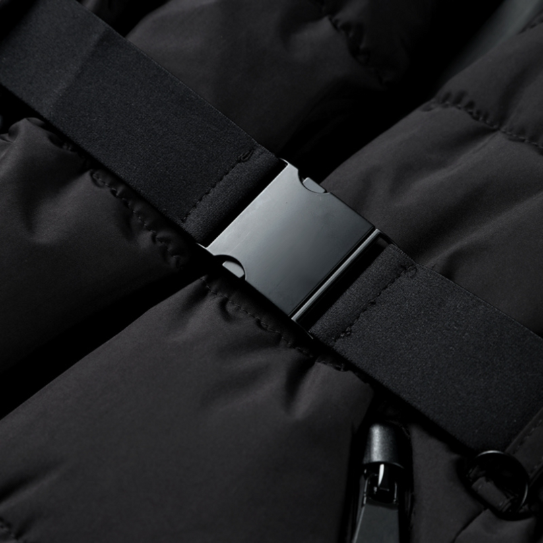 Women’s Belted Puffer Jacket Winter Coat