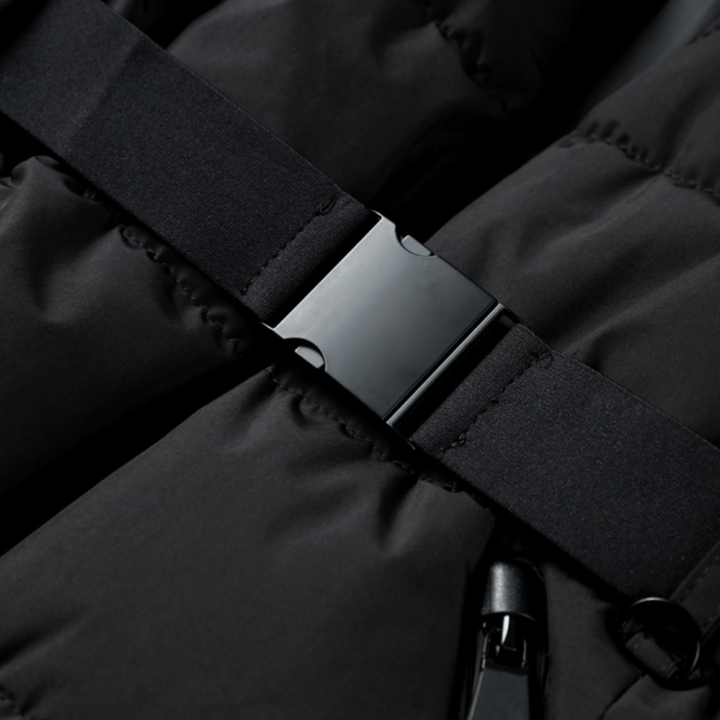 Women’s Belted Puffer Jacket Winter Coat