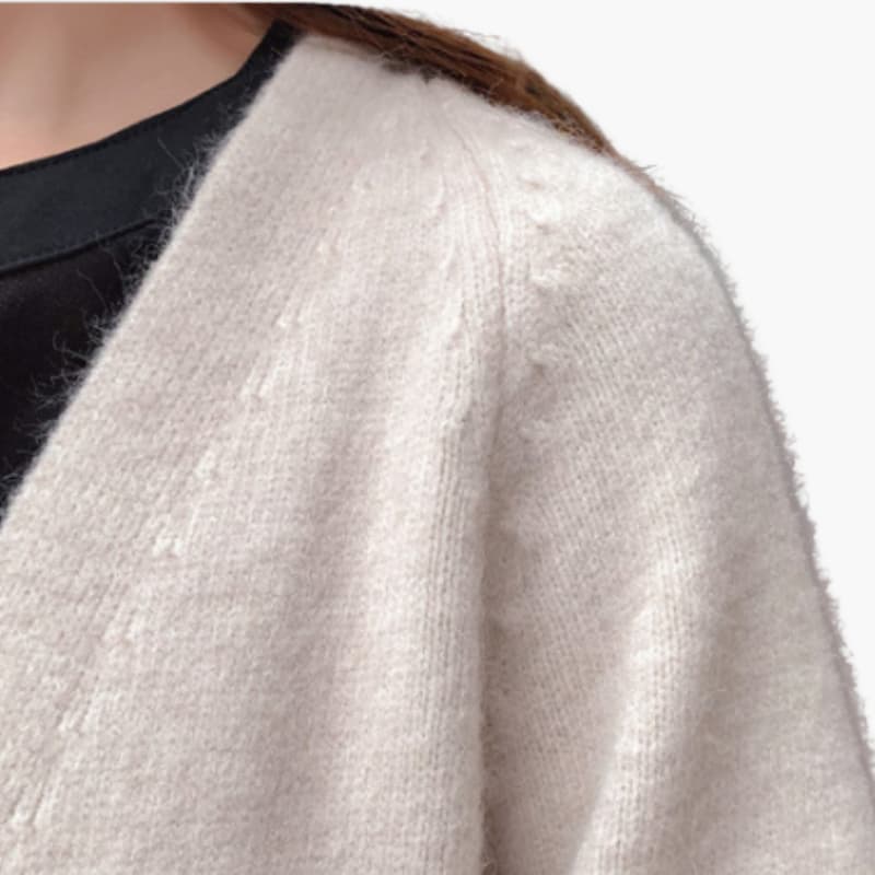 Women’s Long Open-Front Cardigan with Pockets