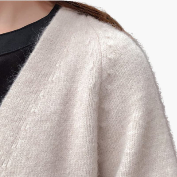 Women’s Long Open-Front Cardigan with Pockets