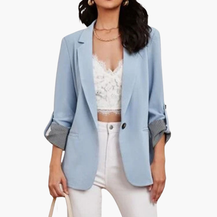Women’s Open-Front Blazer with Sleeves