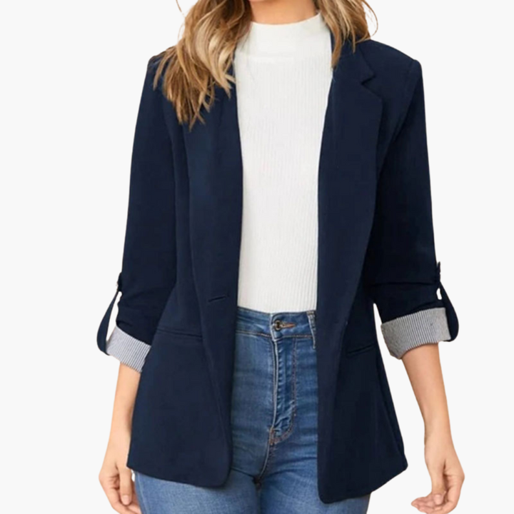 Women’s Open-Front Blazer with Sleeves
