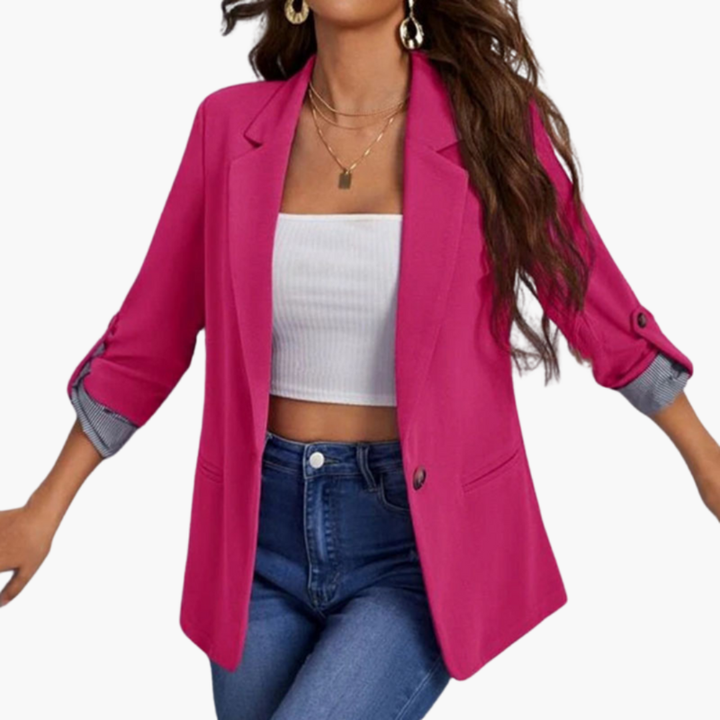 Women’s Open-Front Blazer with Sleeves