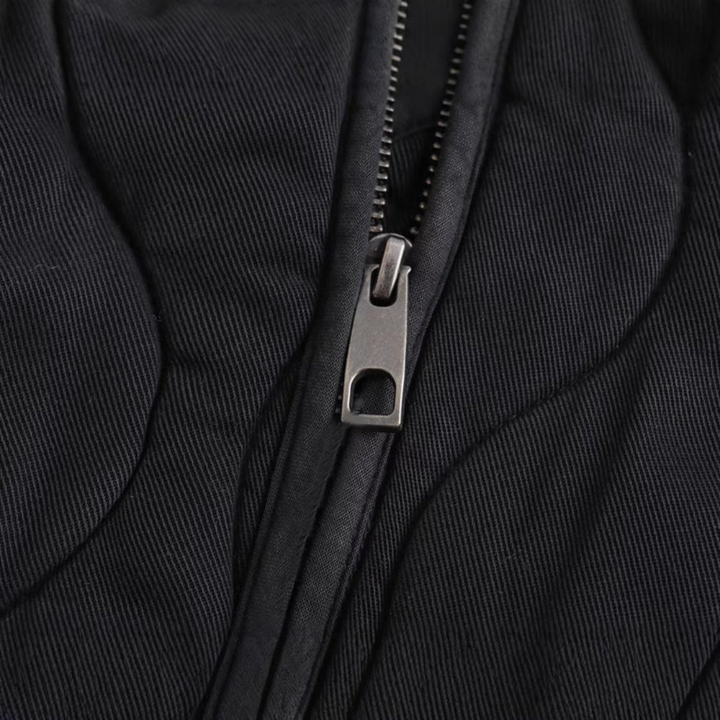 Women’s Quilted Jacket with Front Zip Fastening and Long Sleeves