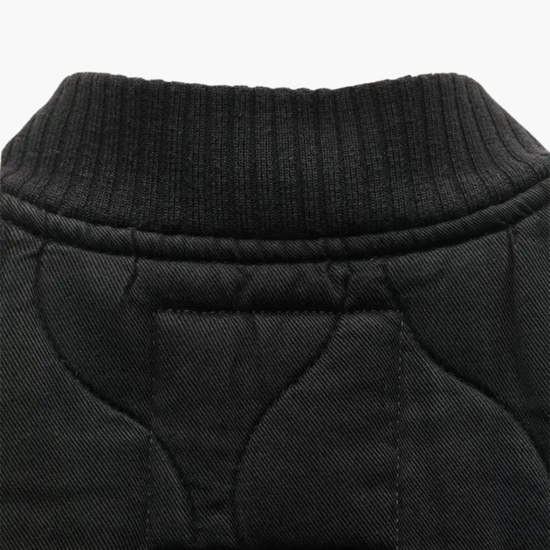 Women’s Quilted Jacket with Front Zip Fastening and Long Sleeves